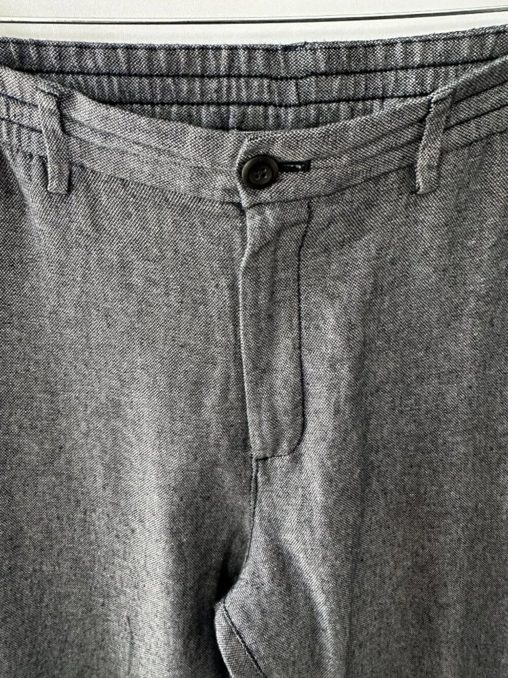 Banana Republic Gray Athletic Linen Blend Men's 32W 30L Pants